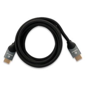 Cable HDMI RadioShack 1.82 m Ultra High Speed Trenzado Negro con Gris