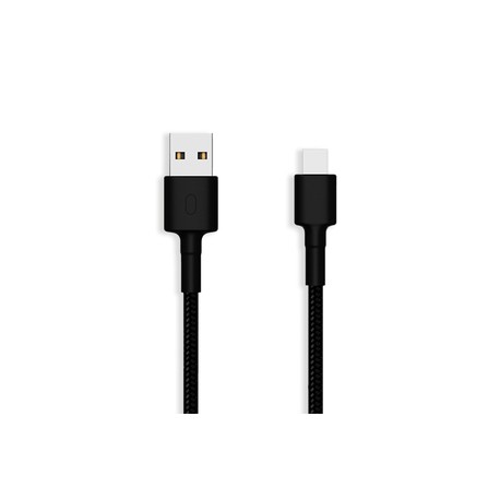 Cable USB a C Xiaomi / 1 m / Trenzado / Negro