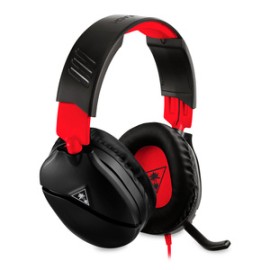 Audífonos Gamer Turtle Beach Recon 70N Nintendo Switch Negro con Rojo