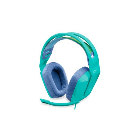 Audífonos Gamer G335 Logitech Menta