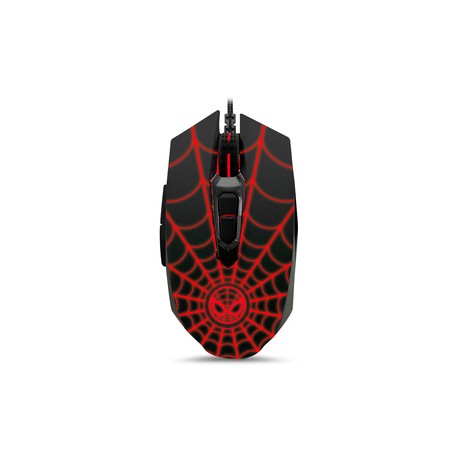 Mouse Gamer Alámbrico XTech Marvel Spiderman / Negro / USB