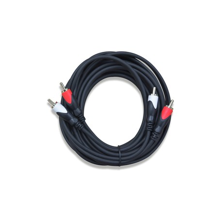 Cable RCA Audio Estéreo RadioShack / 3.6 m / Plástico / Negro