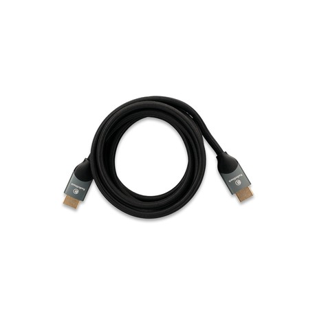 Cable HDMI RadioShack 1.82 m Ultra High Speed Trenzado Negro con Gris