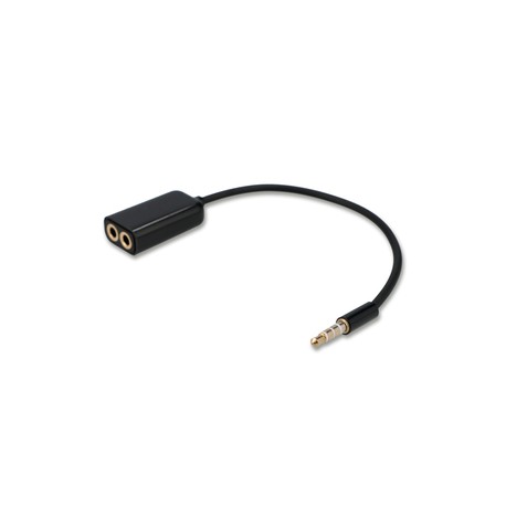 Adaptador Divisor de Audio 3.5 mm RadioShack / Negro