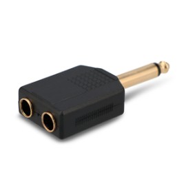 Adaptador de Audio Estéreo 6.3 mm RadioShack / Negro