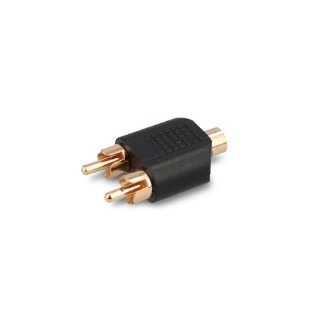 Adaptador de Audio Auxiliar 3.5 mm a RCA RadioShack / Negro