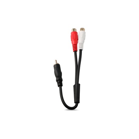 Cable de Audio Divisor 2 RCA a RCA CE15 RadioShack 22 cm Plástico