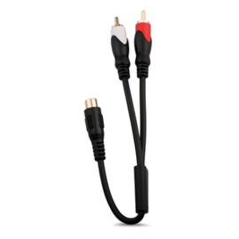 Adaptador Divisor de Audio CE16 RadioShack 22 cm Plástico