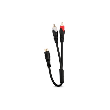 Adaptador Divisor de Audio CE16 RadioShack 22 cm Plástico