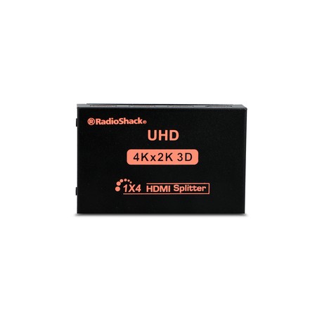 Divisor de Señal 4 HDMI Splitter HY04 RadioShack / Negro