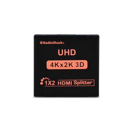 Divisor de Señal 2 HDMI Splitter HY02 RadioShack / Negro