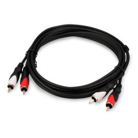 Cable de Audio 2 RCA a 2 RCA RadioShack 1.8 m Plástico