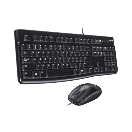 Logitech MK120 Wired Keyboard and Mouse Combo for Windows, Optical Wired Mouse, Full-Size Keyboard, USB Plug-and-Play, Compatibl — arzopa 75% mechanical gaming keyboard wired, rainbow…